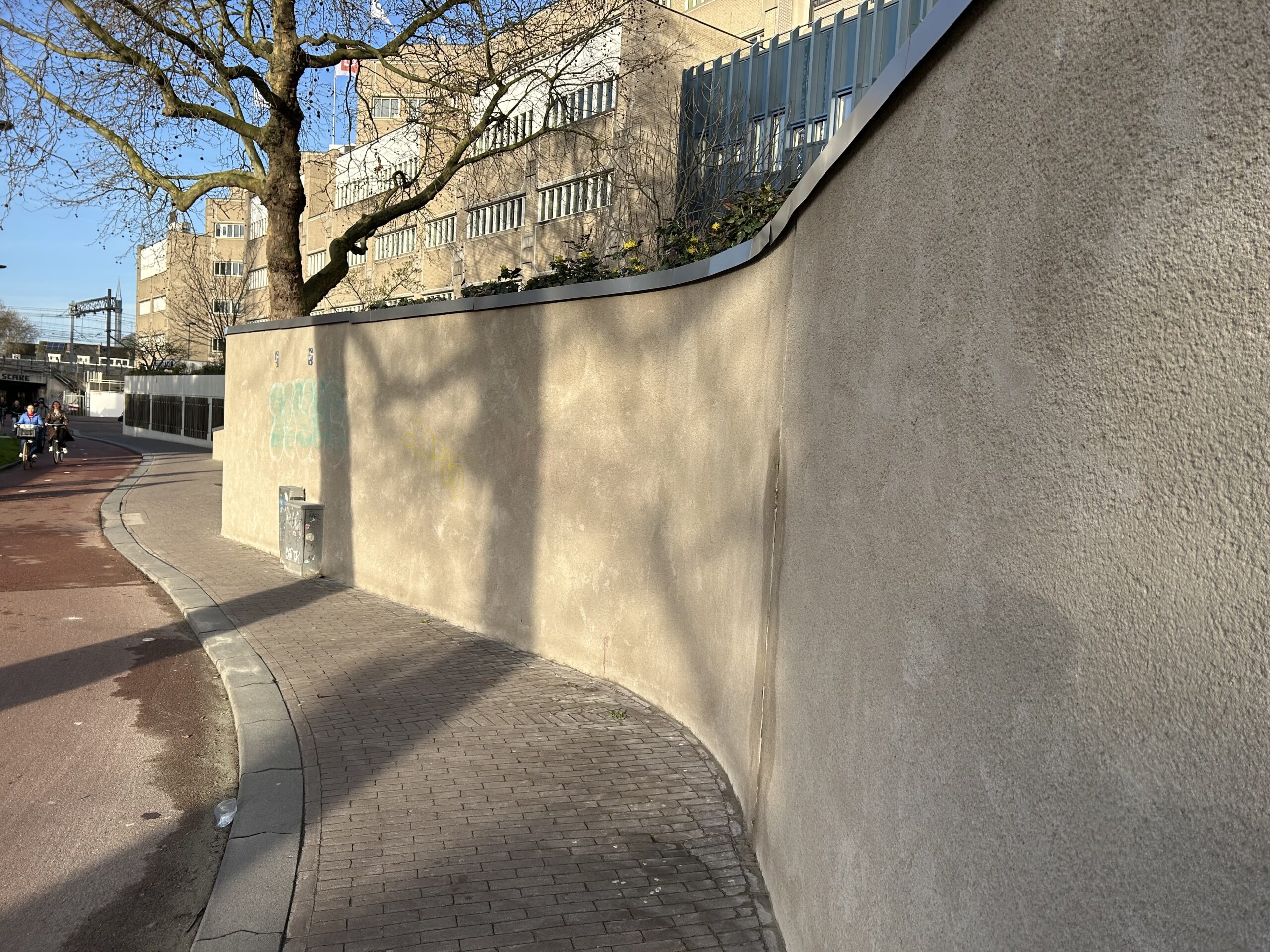 Mosbeton, toepassing, groen gevel systeem